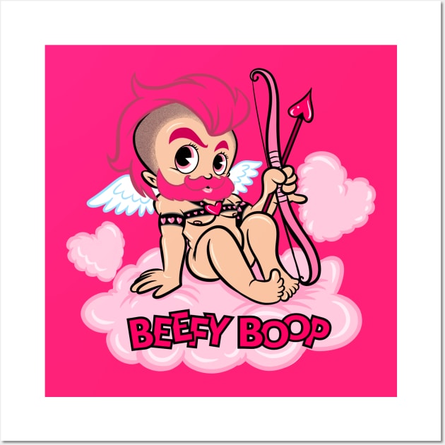 beefy boop Wall Art by BeefcakeBoss